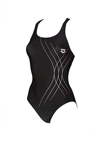 Arena damski strój kąpielowy damski sportowy strój kąpielowy dusza strój kąpielowy Czarny-Czarny 32