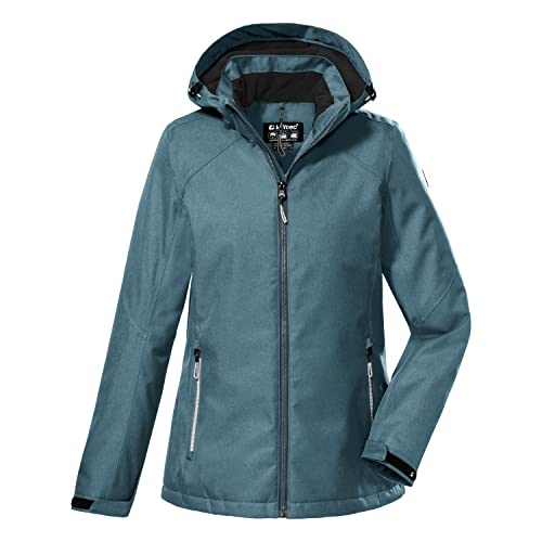 Killtec Damska kurtka outdoorowa / kurtka funkcyjna z odpinanym kapturem KOW 142 WMN JCKT, burzowa niebieska, 36, 38878-000