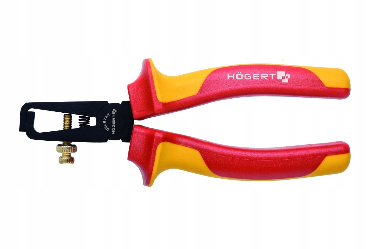 hogert technik Szczypce do ściągania izolacji 160mm, 1000V, VDE HT1P931 HT1P931