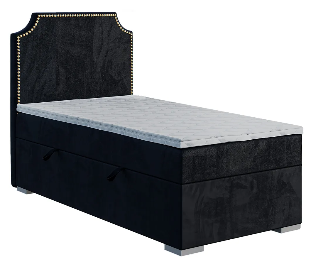 Jednoosobowe łóżko boxspring 90x200 S5-E22