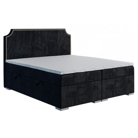Dwuosobowe łóżko boxspring 140x200 Lenox - 58 kolorów