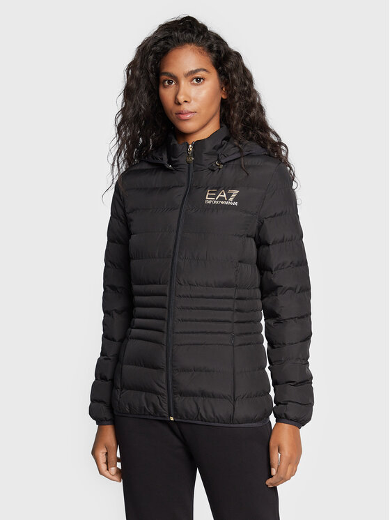 EA7 Emporio Armani Kurtka puchowa 8NTB23 TNF8Z 0200 Czarny Regular Fit