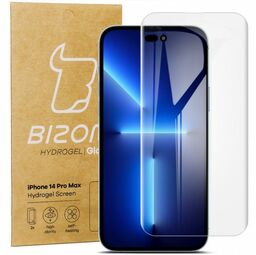 Bizon Folia hydrożelowa na ekran Glass Hydrogel dla iPhone 14 Pro Max, 2 sztuki