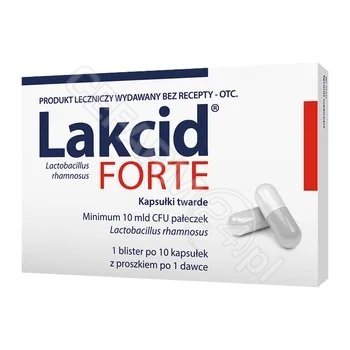 Polpharma Zakłady Farmaceutyczne SA LAKCID FORTE 10 kaps 3502212