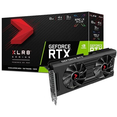 Karta graficzna PNY GeForce RTX3050 XLR8 Gaming Revel Epix-X RGB 8GB