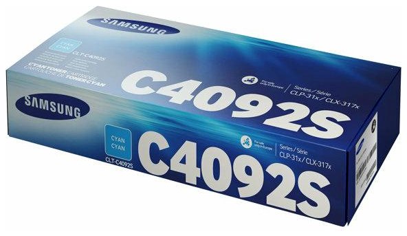 Oryginał Toner HP do Samsung CLT-C4092S | 1 000 str. | cyan Pudełko zastępcze