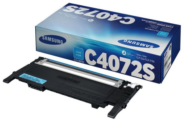 Oryginał Toner HP do Samsung CLT-C4072S | 1 000 str. | cyan Pudełko zastępcze