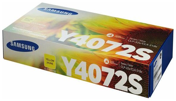 Oryginał Toner HP do Samsung CLT-Y4072S | 1 000 str. | yellow Pudełko zastępcze