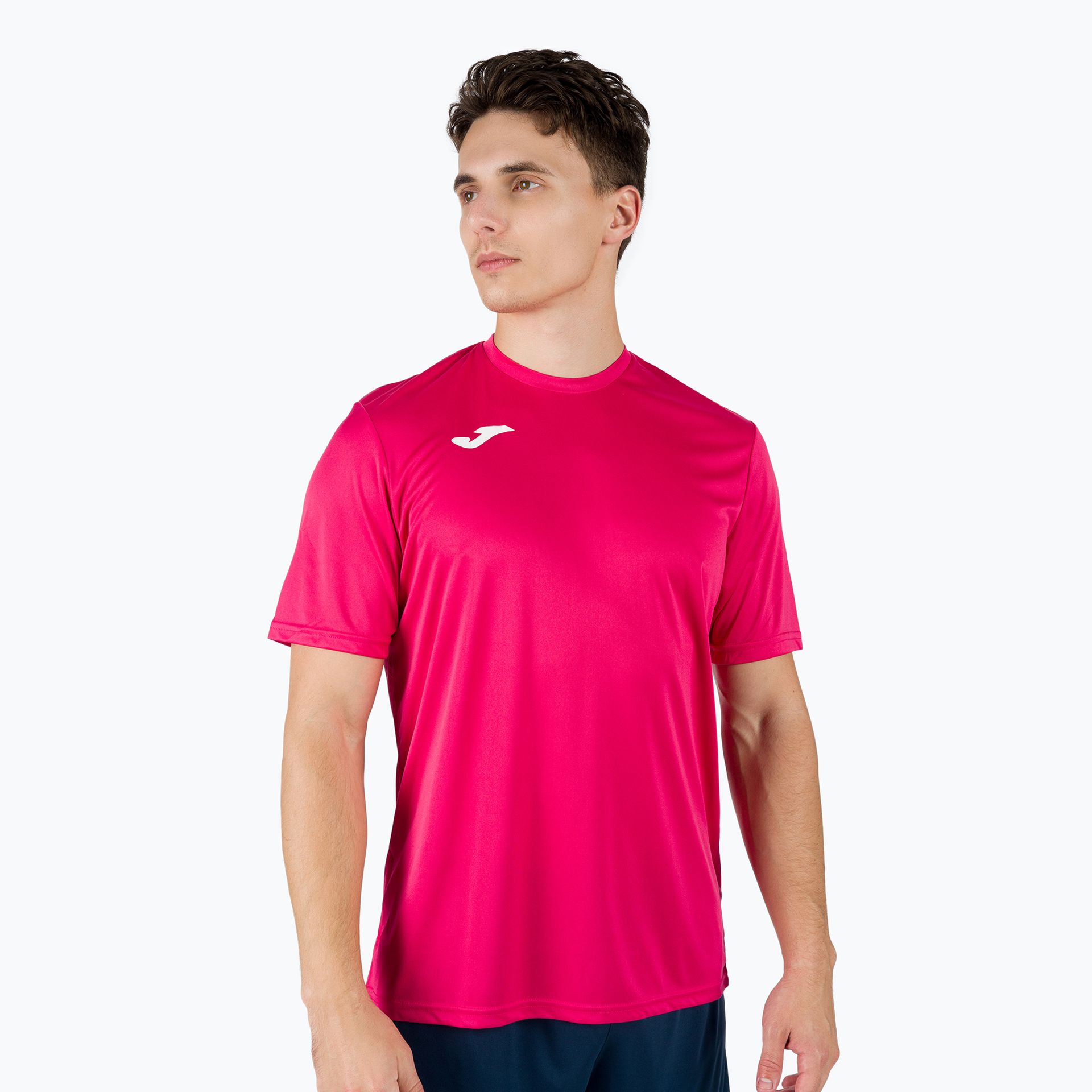 Koszulka piłkarska Joma Combi SS różowa 100052