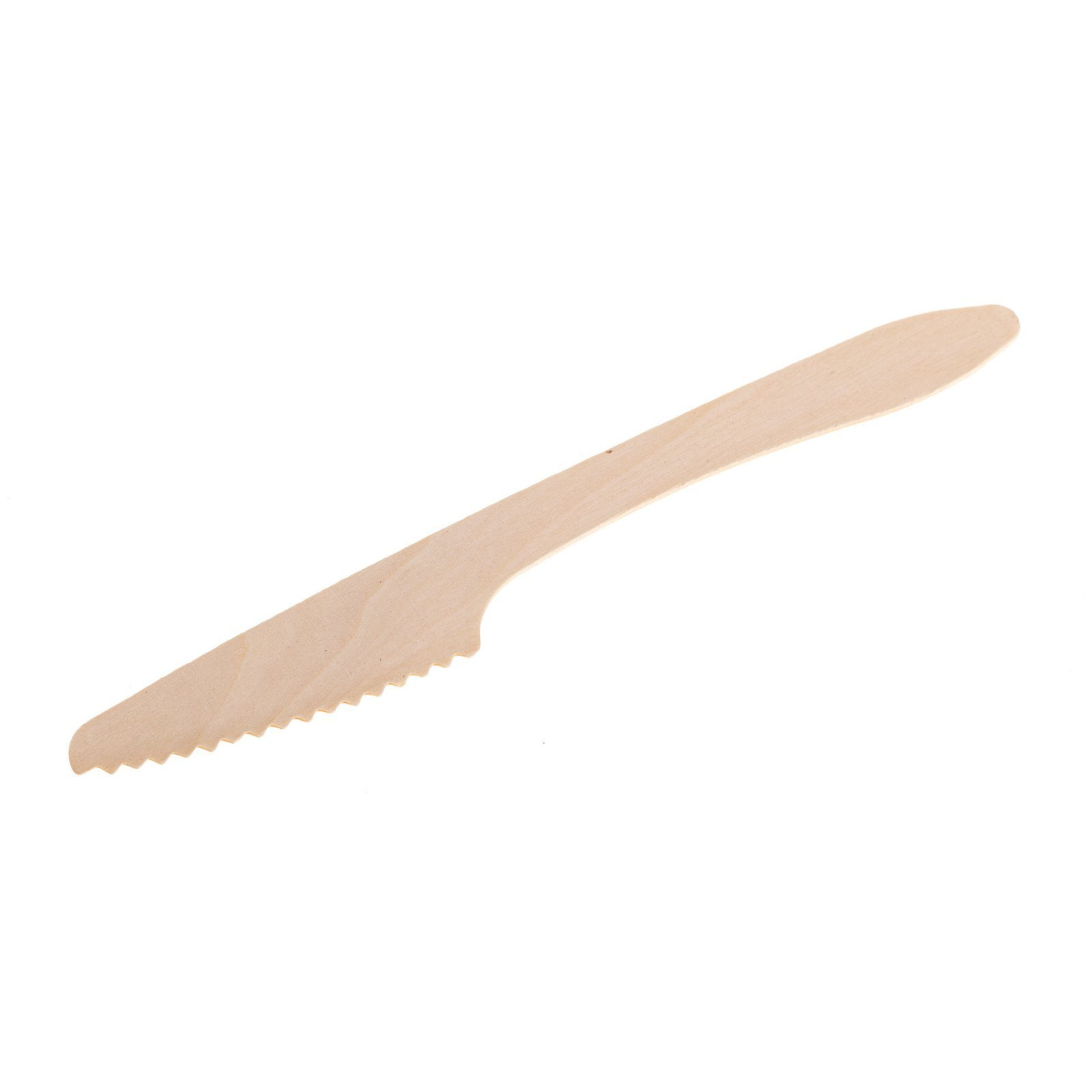 Nóż ecOkay drewniany 18,6cm 100szt.