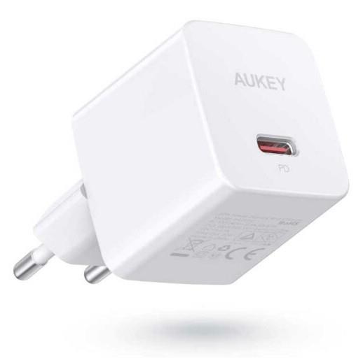 AUEKY PA-Y20S WHITE ŁADOWARKA SIECIOWA 20W 1XUSB-C