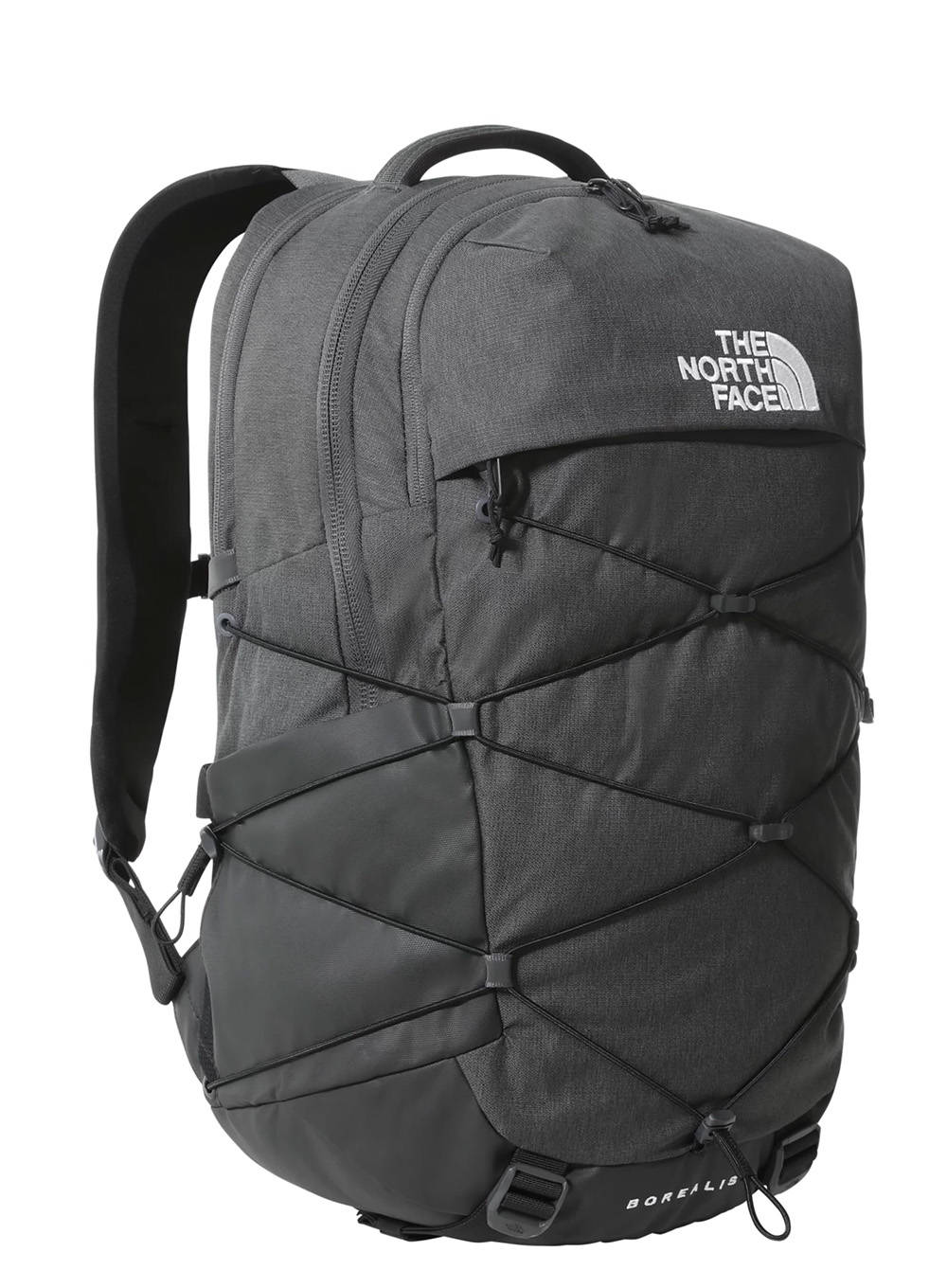 Plecak miejski The North Face Borealis - asphalt grey light heather / TNF black