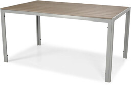 Edomator.pl Stół ogrodowy aluminiowy MODENA 150 - Srebrny