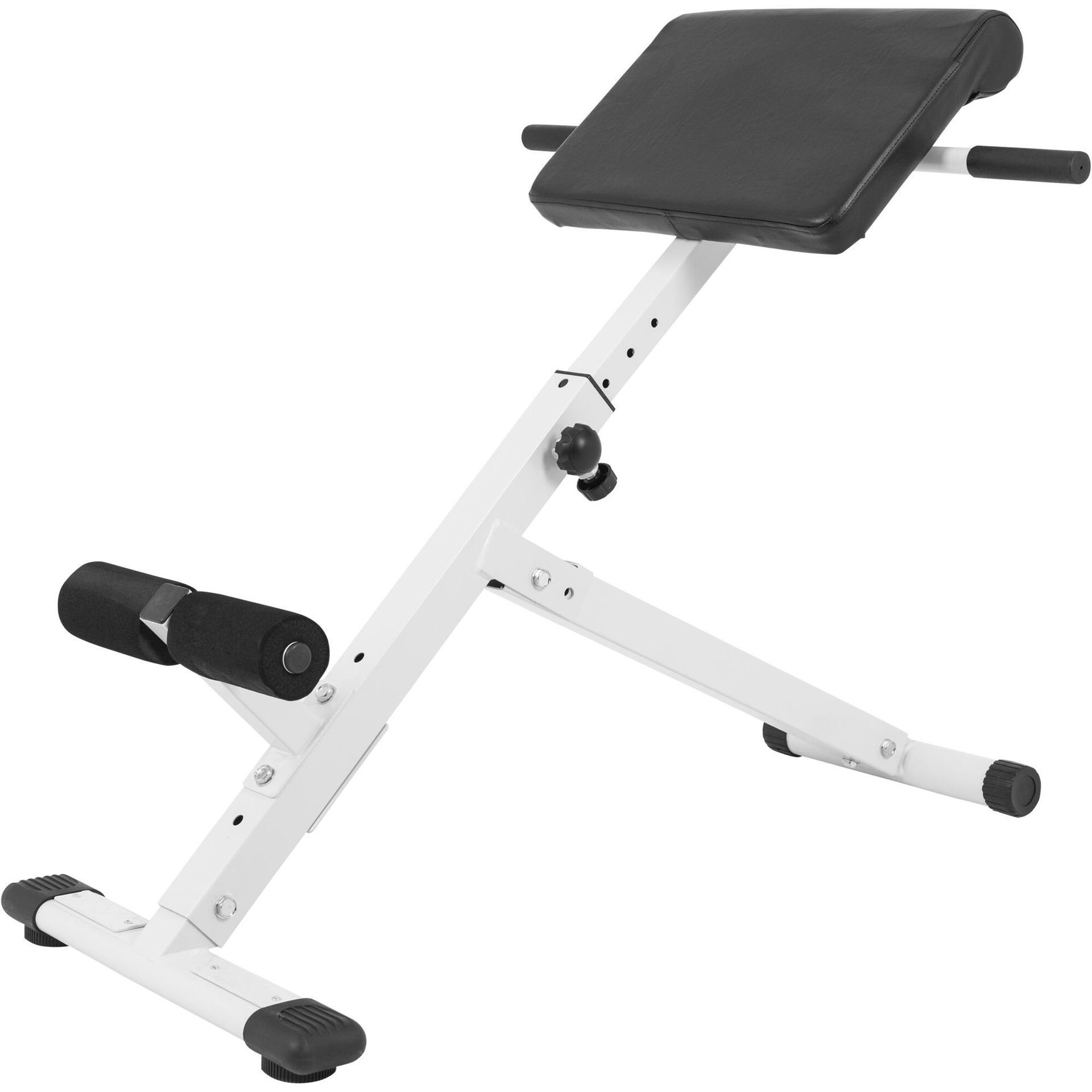 Gorilla Sports Składana ławeczka do brzucha i pleców biała (100772-00022-0001)