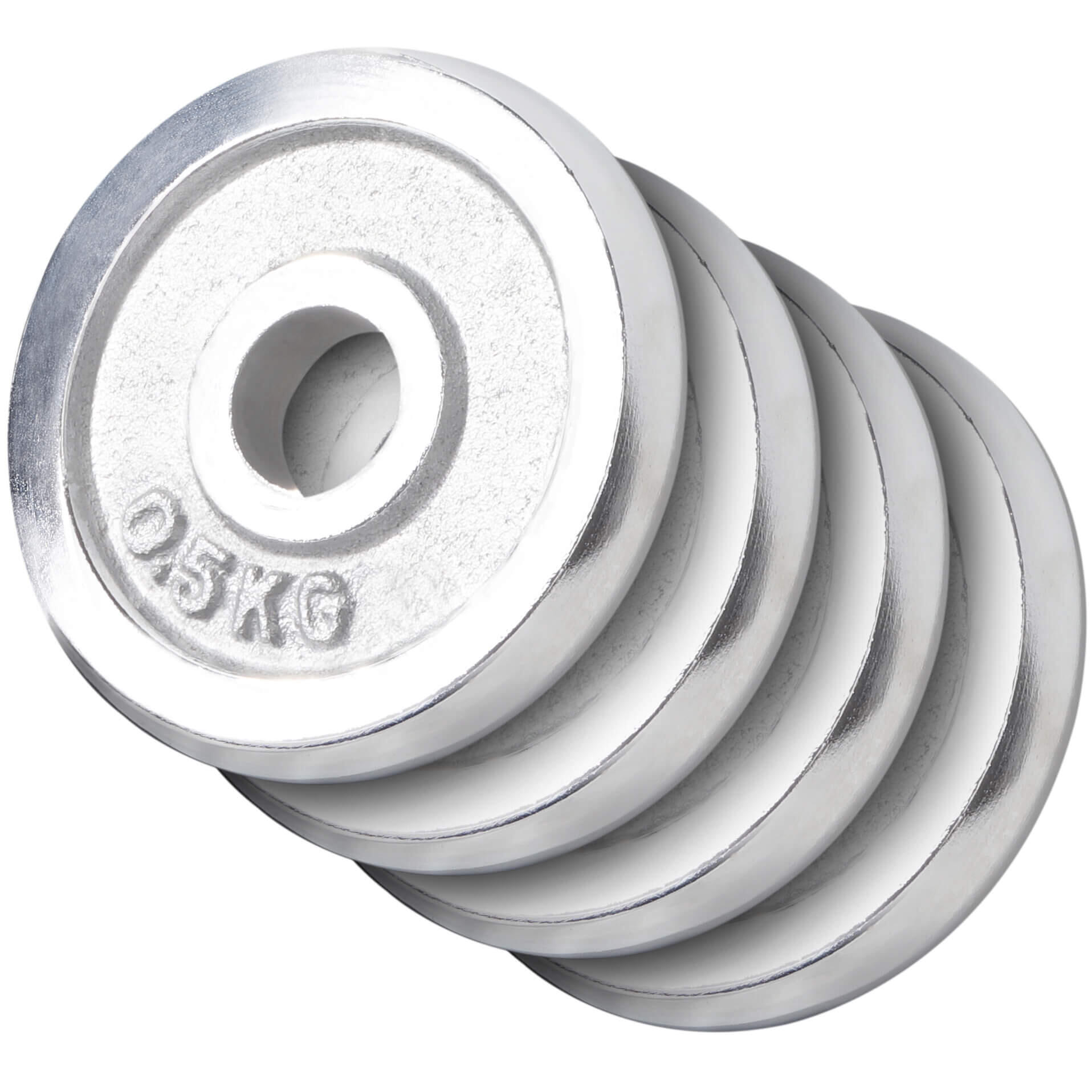 Gorilla Sports 4x0,5kg Zestaw Obciążeń Chromowanych (100546-00004-0095)