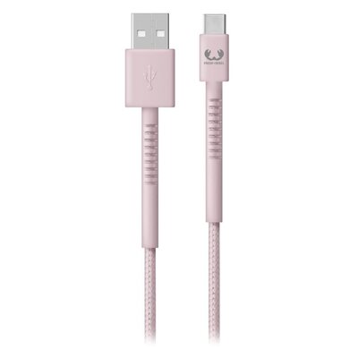 Kabel USB-A - USB Typ-C FRESH N REBEL 2.0 m Różowy