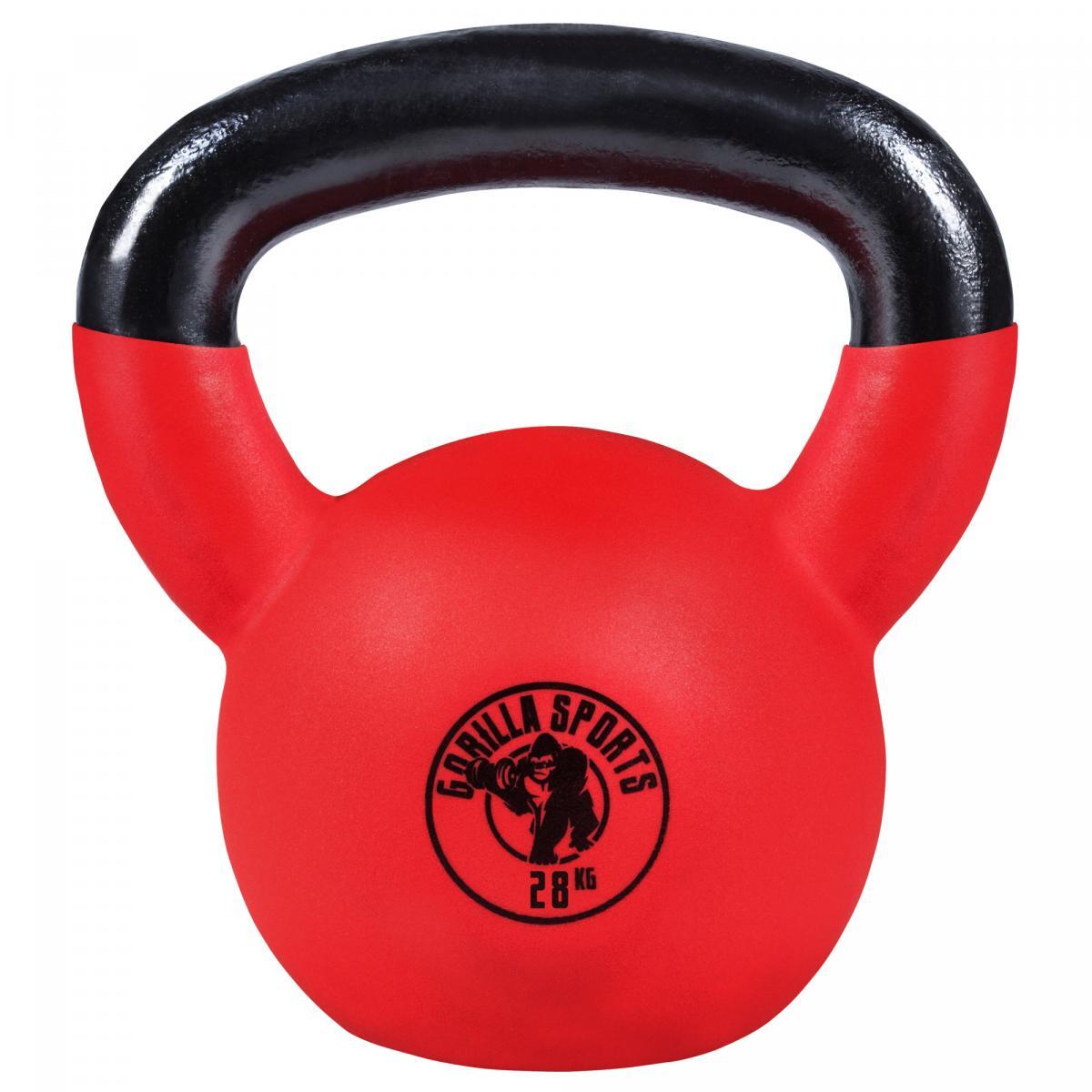 Kettlebell Red Rubber 4 32 kg, czerwony 100491-00008-0031