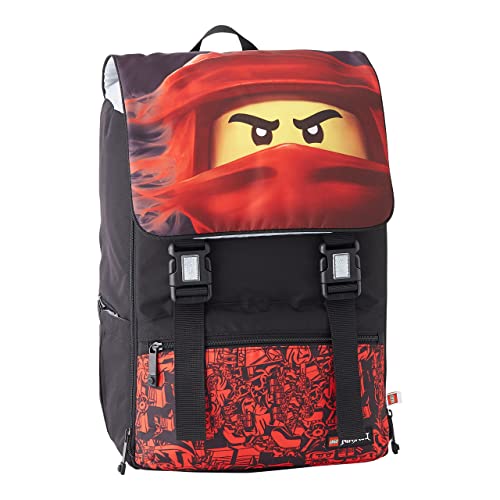 LEGO Ninjago wysuwany plecak szkolny, uniseks, 32 l, czerwony, 32l