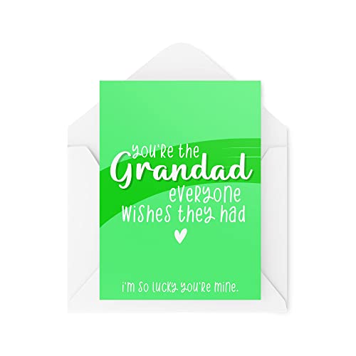 Śmieszne nowości kartki okolicznościowe | 'You're The Grandad' Everyone Wishes They Had' | Urodziny dziadka Dzień Ojca zabawny żart | CBH1196