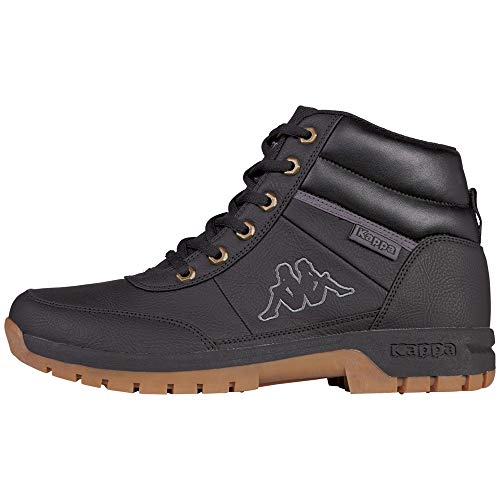 Kappa Męskie Bright Mid Light klasyczne kozaki, czarne (Black 242075-111), 42 EU