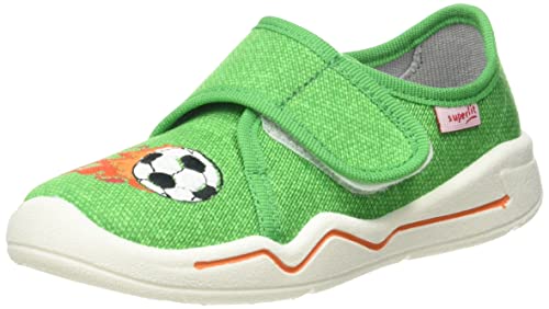 Superfit Kapcie chłopięce Benny 1800298, Zielony pomarańczowy 7010, 38 EU