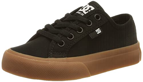 DC Shoes Męskie trampki ręczne dla chłopców, Czarna guma - 33 EU