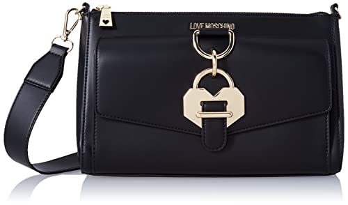 Love Moschino Damska torba na ramię, Borsa A Spalla, czarna, rozmiar uniwersalny