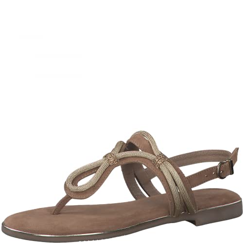 Marco Tozzi Sandały damskie 2-28158-28, Cognac Comb, 38 EU