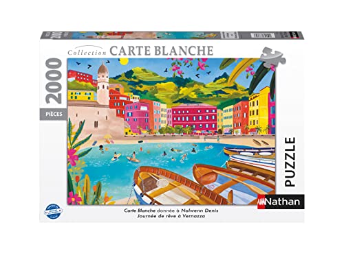 Nathan- Puzzle 2000 części-Nolwenn Denis Karta B Dorosły, 4005556873623