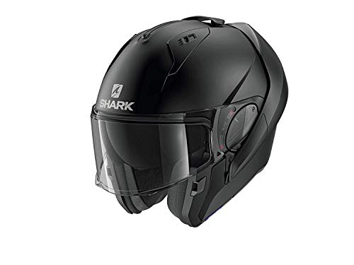 Modularer Motorradhelm Shark evo es blank