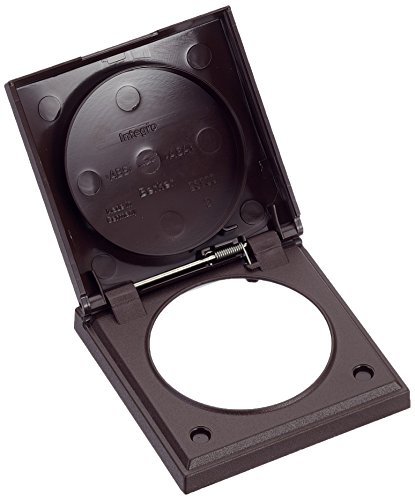 Hager polo Integro Flow Ramka pojedyncza z pokrywą brązowy mat 918282501 918282501