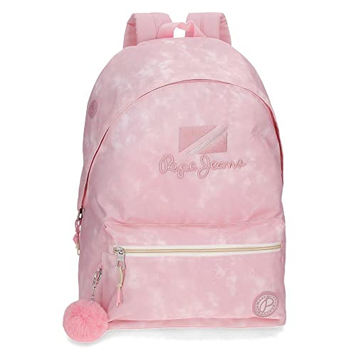 Pepe Jeans Holi plecak szkolny, różowy, 31 x 44 x 17,5 cm, poliester, 20,46 l, różowy, plecak szkolny, Rosa, Plecak szkolny