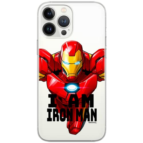 ERT GROUP etui na telefon Apple Iphone 5/5S/SE, case oryginalny i oficjalnie licencjonowany przez Marvel, wzór Iron Man 029, optymalnie dopasowane, plecki z TPU cześciowo przeźroczyste