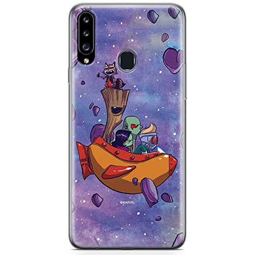Etui Strażnicy Galaktyki 010 Marvel Nadruk pełny Wielobarwny Producent: Samsung, Model: A20S