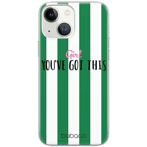 ERT GROUP etui na telefon Apple Iphone 13, case oryginalny i oficjalnie licencjonowany przez Babaco, wzór Positive vibes 004, optymalnie dopasowane, plecki z TPU