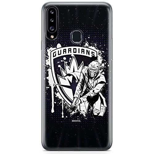Etui Star Lord 002 Marvel Nadruk pełny Czarny Producent: Samsung, Model: A20S