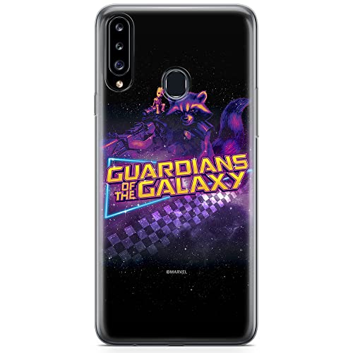 Etui Strażnicy Galaktyki 015 Marvel Nadruk pełny Czarny Producent: Samsung, Model: A20S