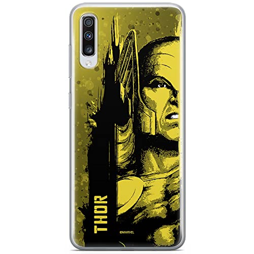 Etui Thor 001 Marvel Nadruk pełny Żółty Producent: Samsung, Model: A70