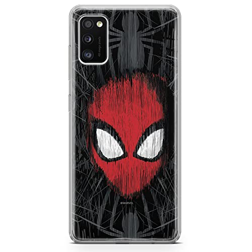 Etui Spider Man 002 Marvel Nadruk pełny Czarny Producent: Samsung, Model: A41