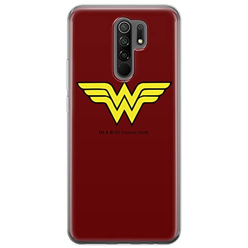 ERT GROUP etui na telefon Xiaomi REDMI 9, case oryginalny i oficjalnie licencjonowany przez DC, wzór Wonder Woman 005, optymalnie dopasowane, plecki z TPU