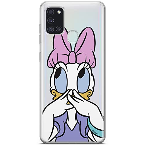 ERT GROUP etui na telefon Samsung A21s, case oryginalny i oficjalnie licencjonowany przez Disney, wzór Daisy 002, optymalnie dopasowane, plecki z TPU częściowo przeźroczyste