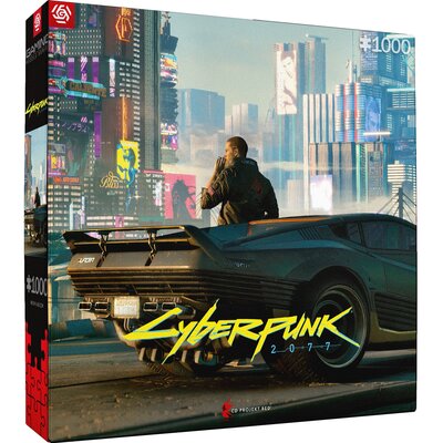 Puzzle CENEGA Cyberpunk 2077 Mercenary on the Rise (1000 elementów)