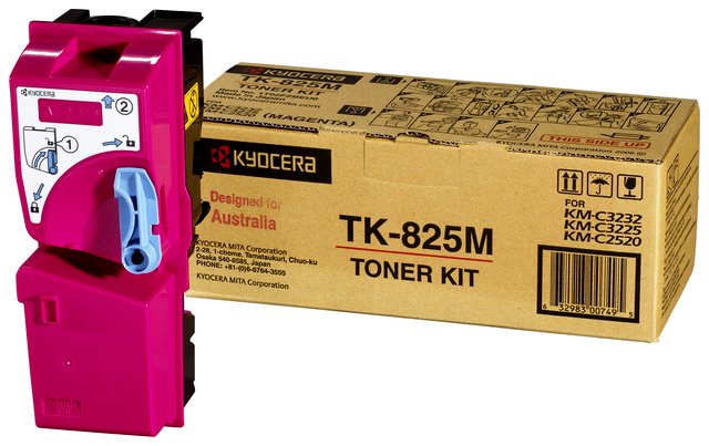 Oryginał Toner Kyocera TK-825M do KM-C2520/C2520/C3225/C3232 | 7 000 str. | magenta, Opakowanie zastępcze