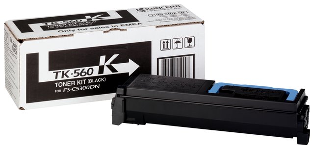 Oryginał Toner Kyocera TK-560K do FS-C5300 FS-C5350 | 12 000 str. | czarny black, opakowanie zastępcze