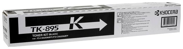 Oryginał Toner Kyocera TK-895K do FS-C8020/8025MFP | 12 000 str. | czarny black  Opakowanie zastępcze