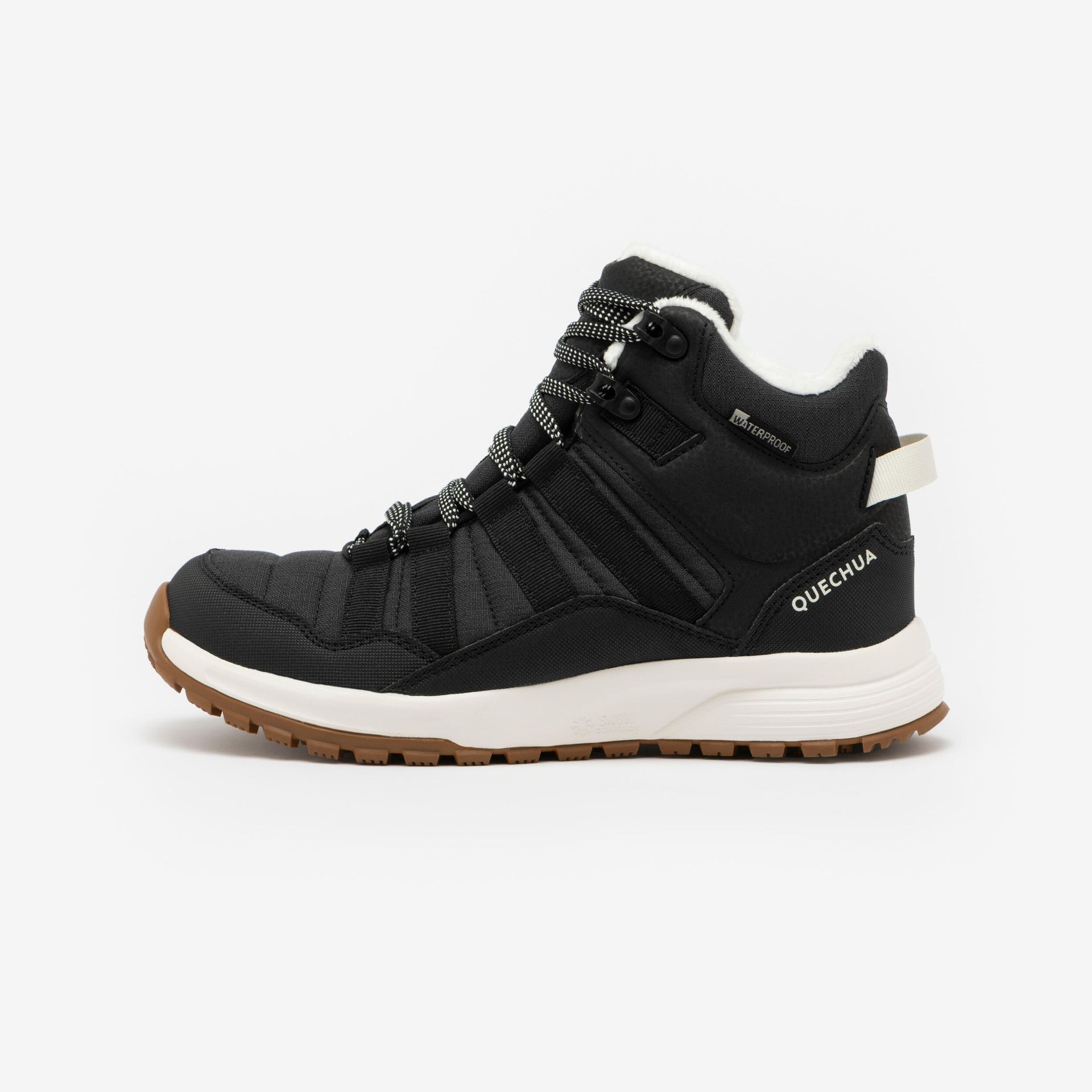 Buty turystyczne damskie Quechua SH100 X-Warm mid wodoodporne