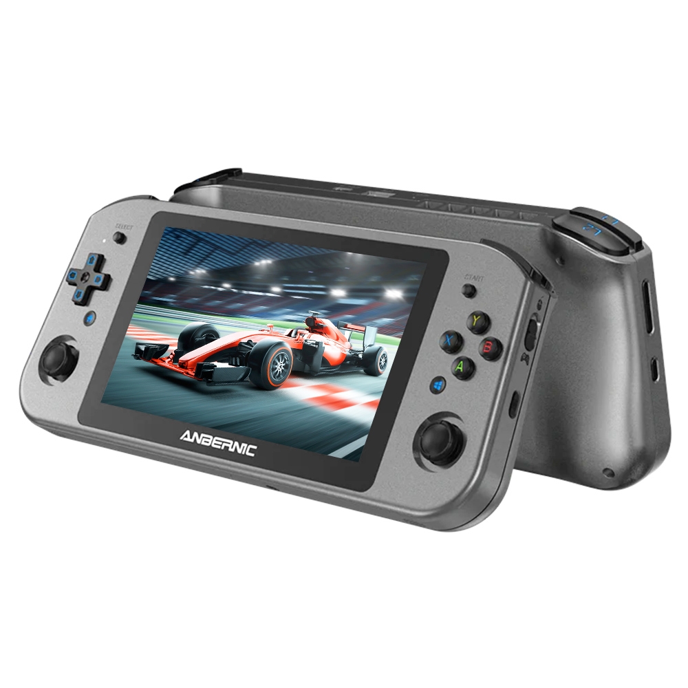 ANBERNIC WIN600 8G 128G Game Console 5.94'' OCA IPS Screen AMD Athlon Silver 3020e Windows 10 Home Edition - Black