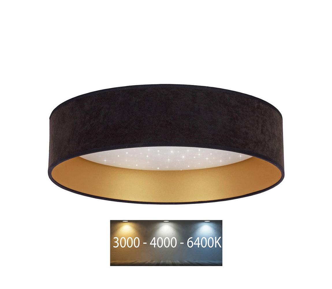 Brilagi - LED Plafon VELVET STAR LED/24W/230V śr. 40 cm czarny/złoty