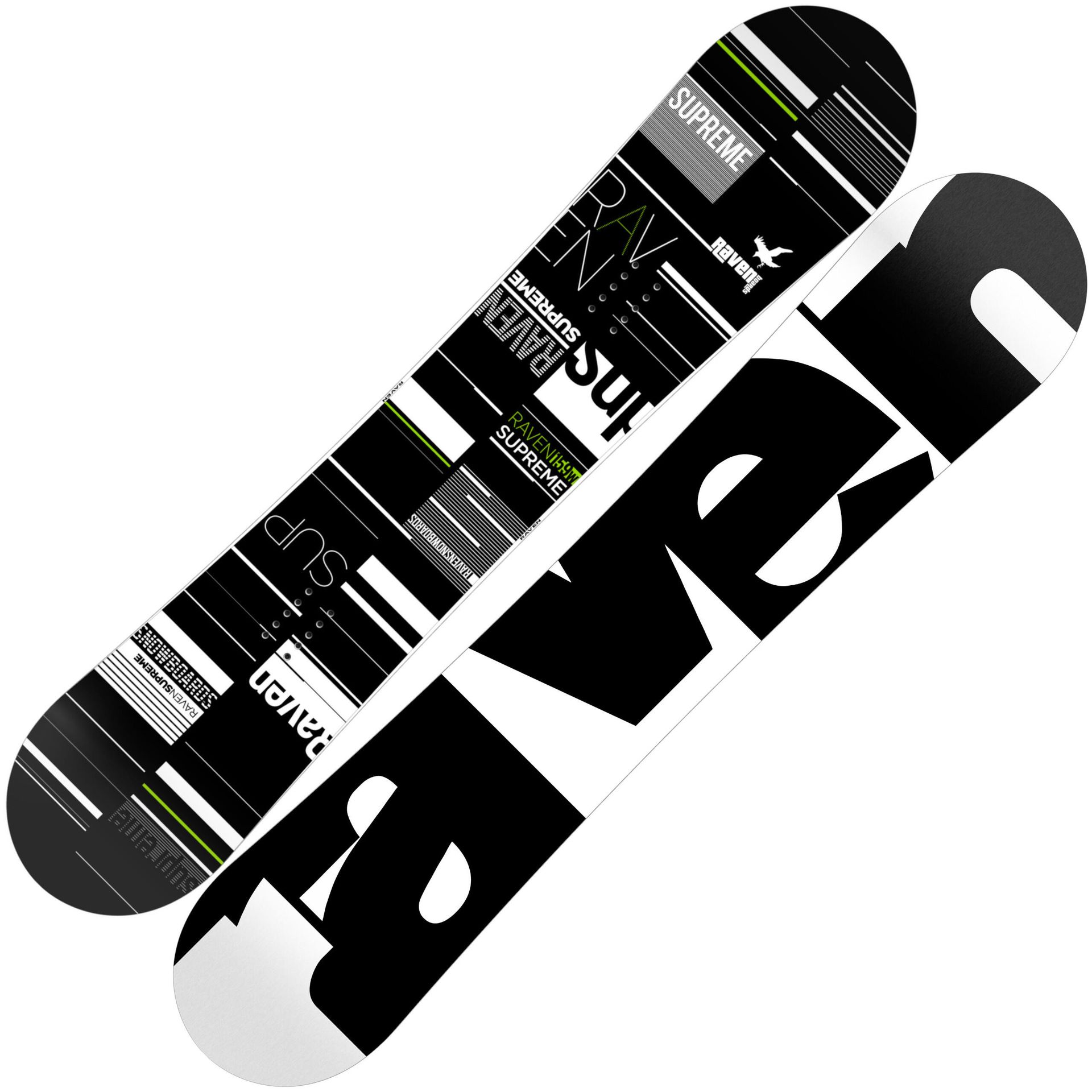 Deska snowboardowa Raven Supreme Black/Green