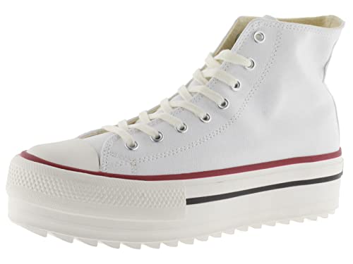 victoria Damskie trampki Tribu Doble Botin Lona Sneaker, biały, 37 eu